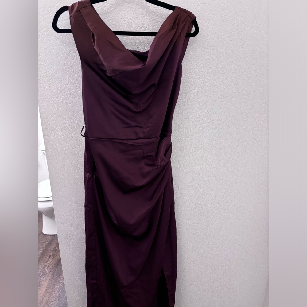 Elegant Purple Women's Dress